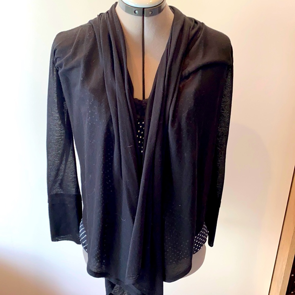 Black Drape Sweater